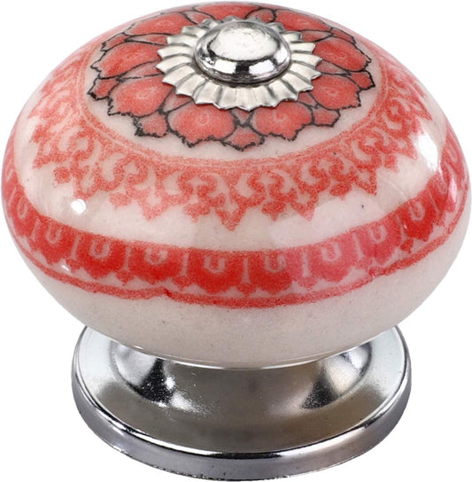 Mascot Hardware Quatrefoil 1-3/5 in. Mushroom Drawer Cabinet Knob