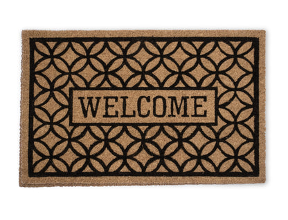 "Welcome" Rubber Non-Slip 28'' x 18'' Indoor Outdoor Doormat