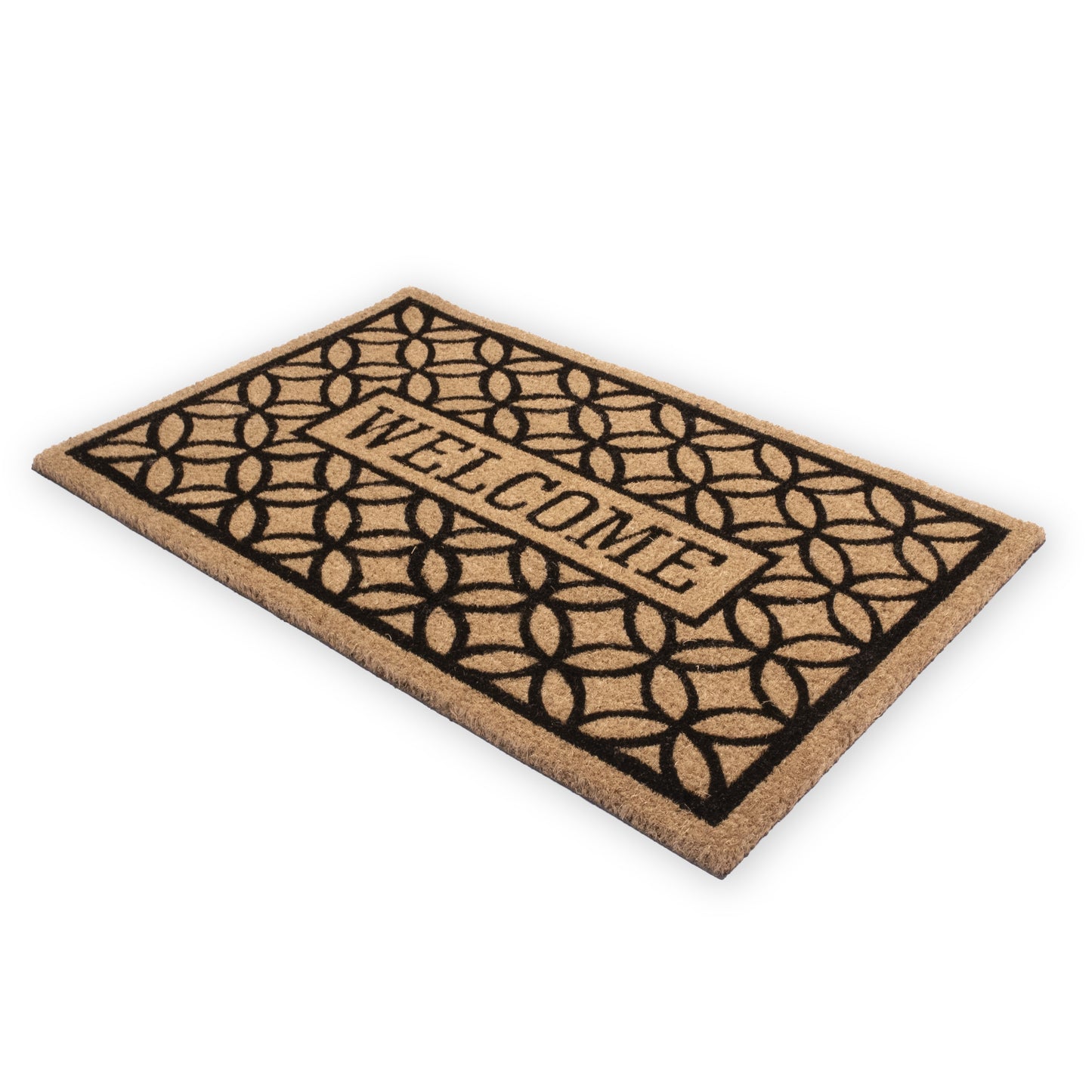 "Welcome" Rubber Non-Slip 28'' x 18'' Indoor Outdoor Doormat