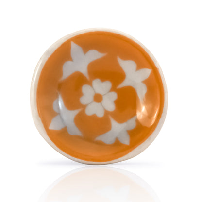 Mascot Hardware Jessamine 1-1/2 in. Orange Cupped Drawer Cabinet Knob